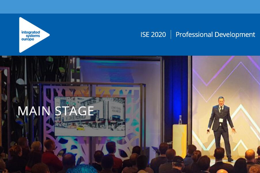 ISE2021荷兰ISE视听集成展官方主题介绍-视听展展台设计